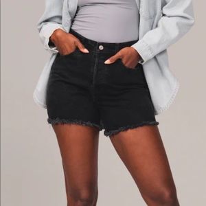 Abercrombie Curve Love High Rise Dad Shorts